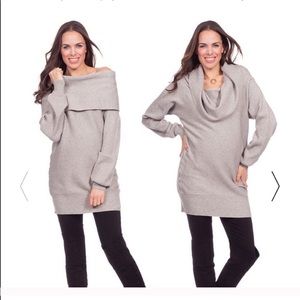 Fold Over Knit Tunic Maternity Seraphine